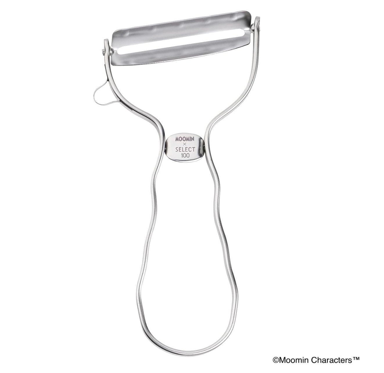 T‑Shaped Kai Moomin Peeler Silver, smooth stainless steel blade, designed for home cooks

