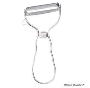 T‑Shaped Kai Moomin Peeler Silver, smooth stainless steel blade, designed for home cooks

