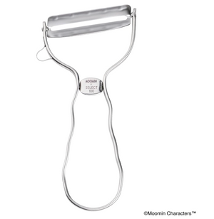 Kai Moomin Peeler T‑Shaped Silver, lightweight ergonomic handle, perfect for precise peeling

