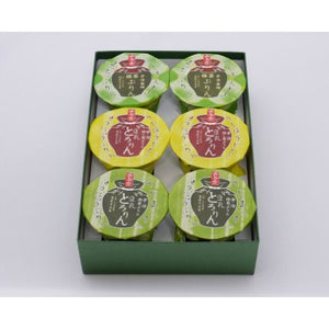 Kiyosen Uji Matcha & Hojicha Pudding Assortment 3 Flavors 6 Pieces