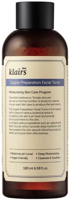 Klairs Supple Preparation Facial Toner 180ml
