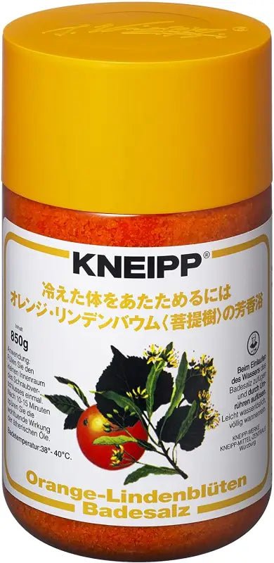 Kneipp Bath Salt Orange Lindenbaum Linden Scent (850 g)