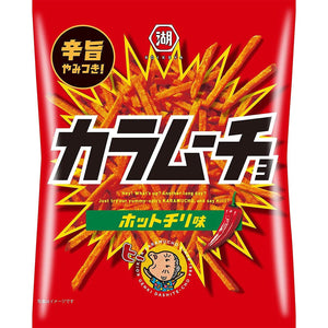 Koikeya Karamucho Hot Chili Spicy Potato Sticks 97g (Pack of 3 Bags)