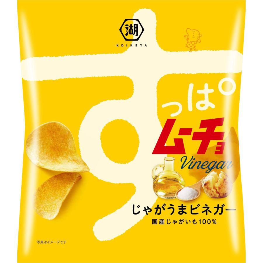 Koikeya Suppamucho Sour Vinegar Chips 55g (Pack of 3 Bags)