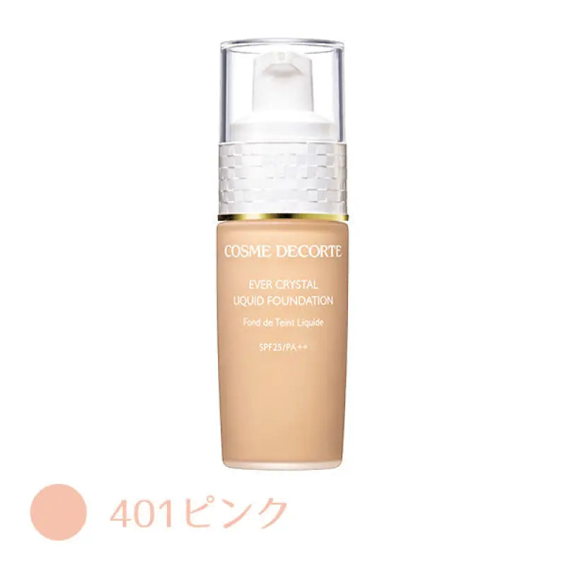 Kosé Cosme Decorté Ever Crystal Liquid Foundation SPF25/ PA + + 401 - From Japan Makeup