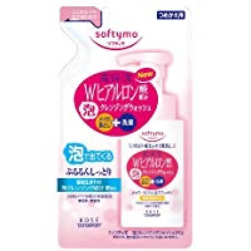 Kose Cosmeport Softymo Face Awa Cleansing Foam Hyaluronic Acid 180ml [refill] - Japan Skincare