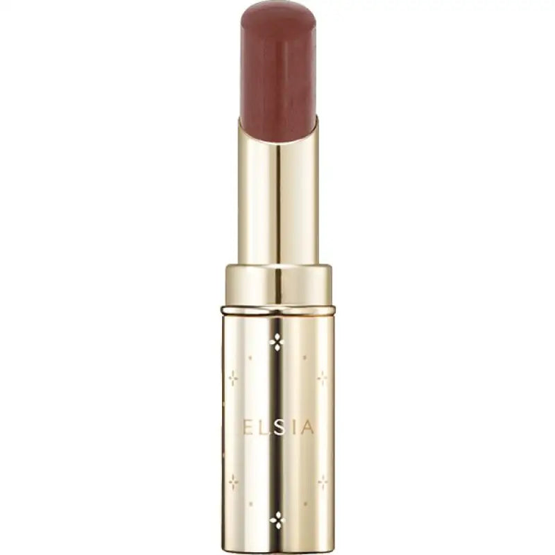 Kose Elsia Platinum Complexion Up Lasting Rouge Br340 Brown 5g - Moisturizing Serum Lipsticks Makeup