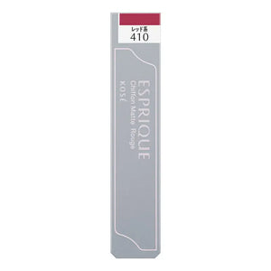 Kose Esplique Chiffon Mat Rouge Rd410 Red 6g - Japanese Liquid Lipstick Makeup Products