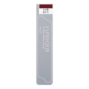 Kose Esplique Chiffon Matte Rouge Rd411 Red 6g - Japanese Liquid Lipsticks Makeup