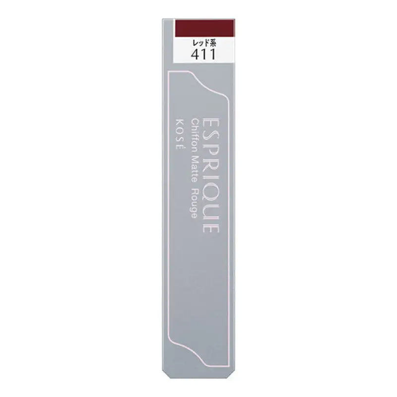 Kose Esplique Chiffon Matte Rouge Rd411 Red 6g - Japanese Liquid Lipsticks Makeup