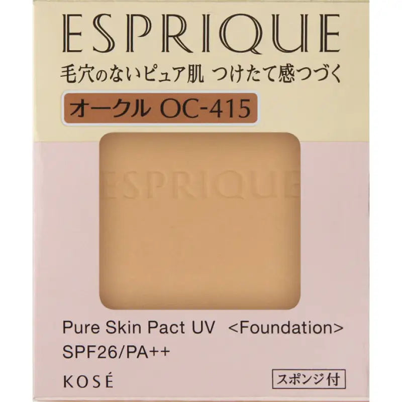 Kosé Esprique Pure Skin Pact UV Foundation SPF26/ PA + + OC 415 9.3g [refill] - Japan Makeup