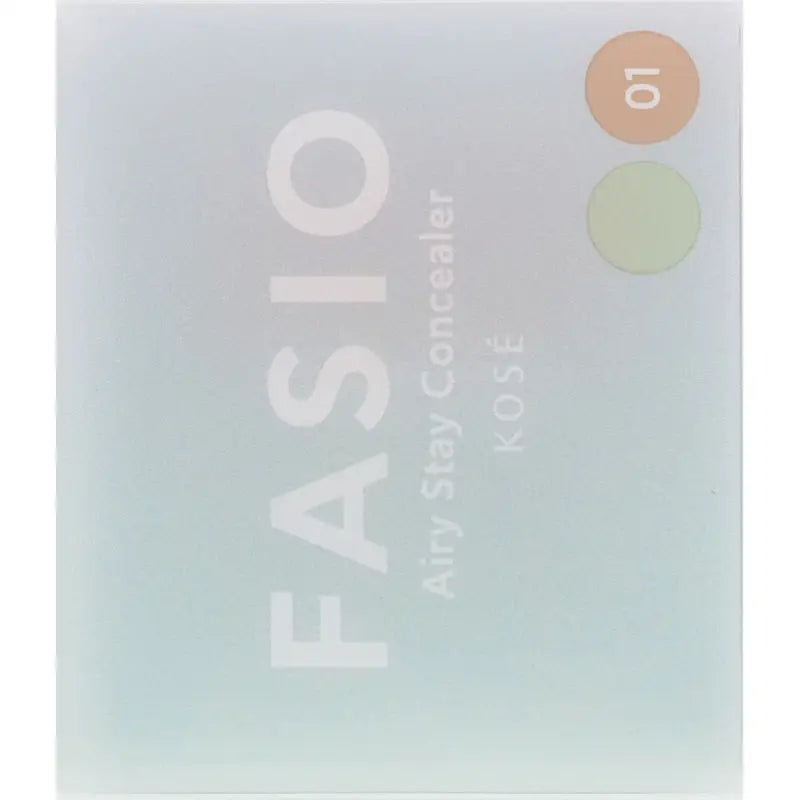 Kose Fasio Airy Stay Concealer 01 Beige Green 1.5g - Cream Type Skincare