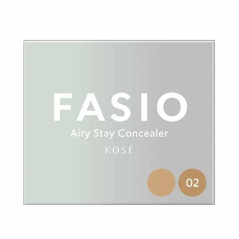 Kose Fasio Airy Stay Concealer 02 Beige Orange 1.5g - Cream Type Skincare