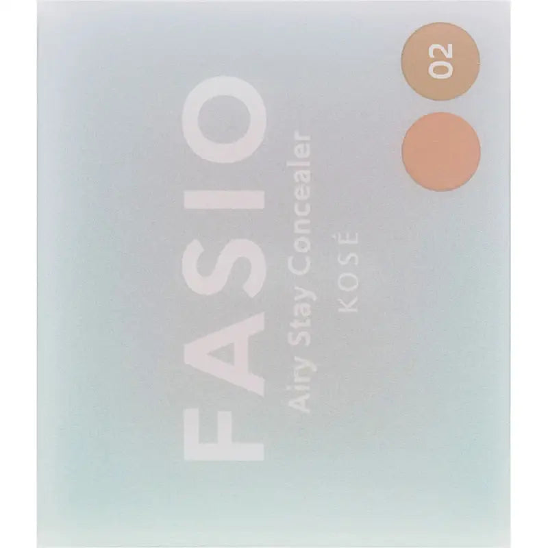 Kose Fasio Airy Stay Concealer 02 Beige Orange 1.5g - Cream Type Skincare