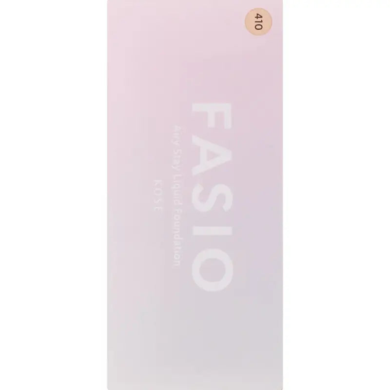 Kose Fasio Airy Stay Liquid Foundation 410 Ocher SPF30 PA + + + 30g - Made In Japan Skincare