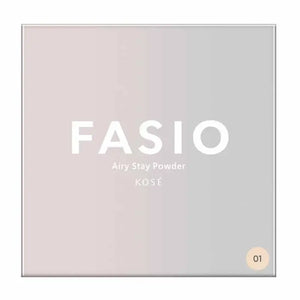 Kose Fasio Airy Stay Powder 01 Pink Beige SPF15 PA + + 10g - Face Made In Japan Skincare