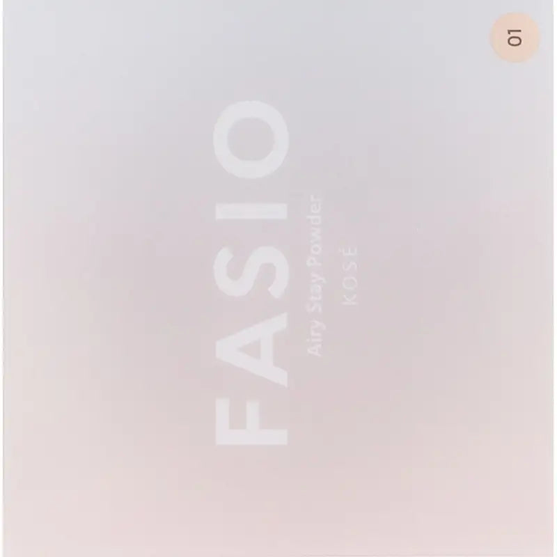 Kose Fasio Airy Stay Powder 01 Pink Beige SPF15 PA + + 10g - Face Made In Japan Skincare