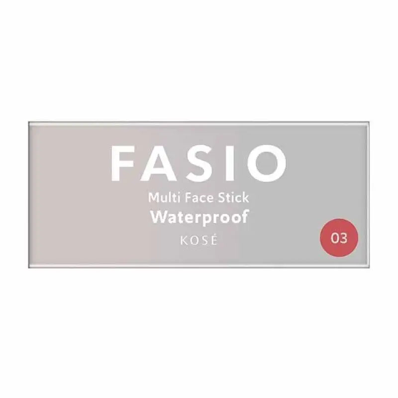 Kose Fasio Multi Face Stick 03 Ms. Pink - Japanese Makeup Products Skincare