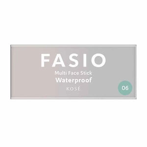 Kose Fasio Multi Face Stick 06 Mint Sparkle - Japanese Makeup Products Skincare