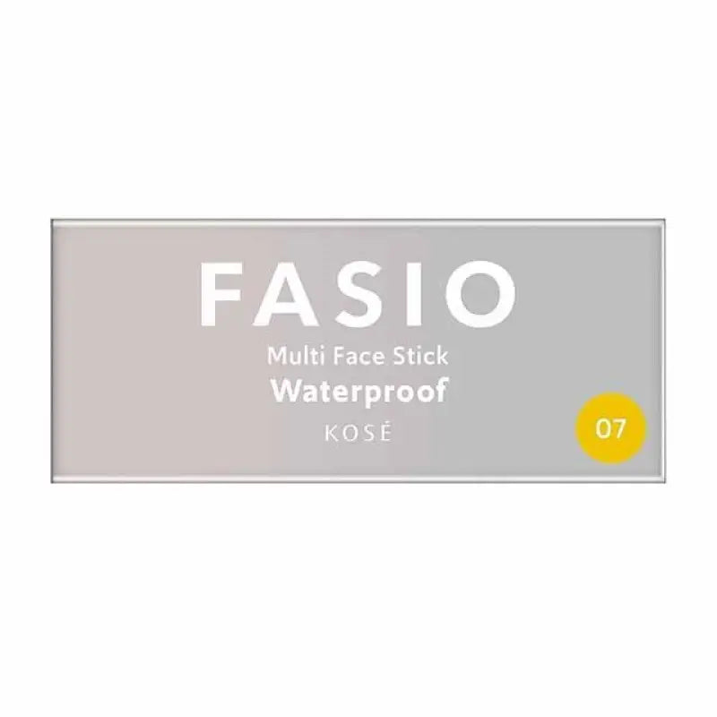 Kose Fasio Multi Face Stick 07 Icy Lemon - Japanese Makeup Products Skincare