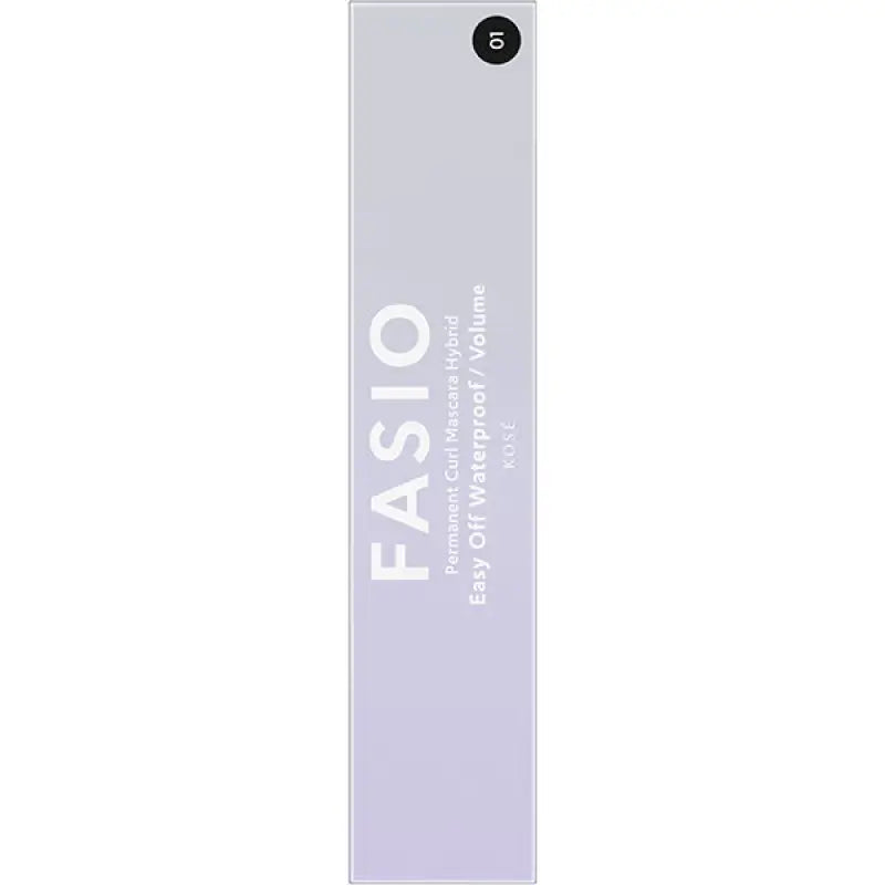 Kose Fasio Permanent Curl Mascara Hybrid Volume 01 Black 6g - Japan Waterproof Makeup