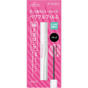 Kose Fasio Powerful Film Mascara Long Bk001 Black 5g - Japanese Type Makeup