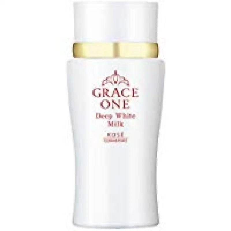 Kose Grace One Deep White Lotion Moist Swan Anti - Age Medicated Milk 130ml - Japan Skincare