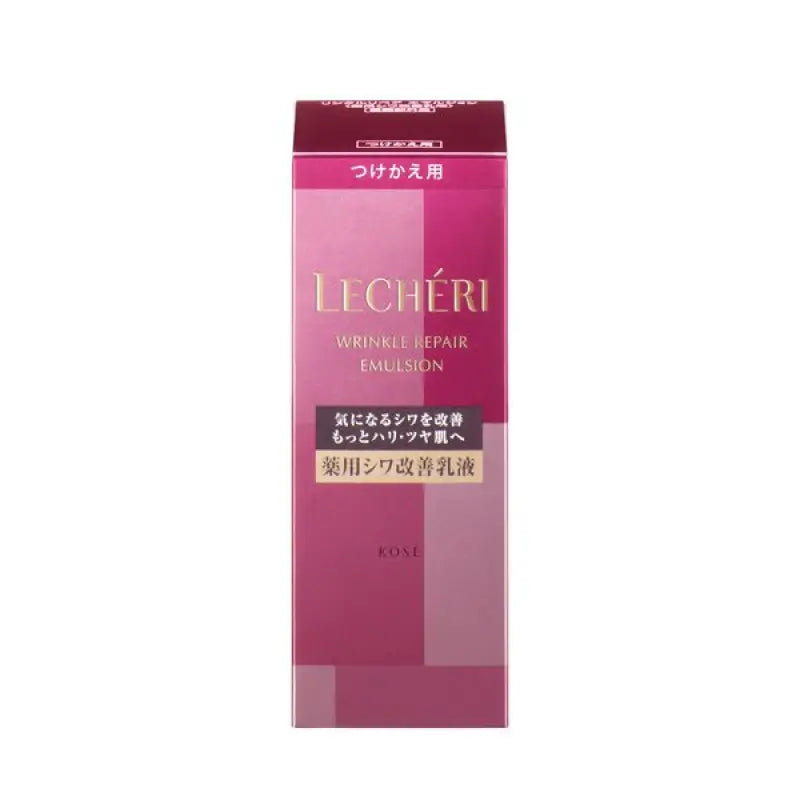 Kose Lecheri Wrinkle Repair Emulsion [refill] 120ml - Japanese Skincare