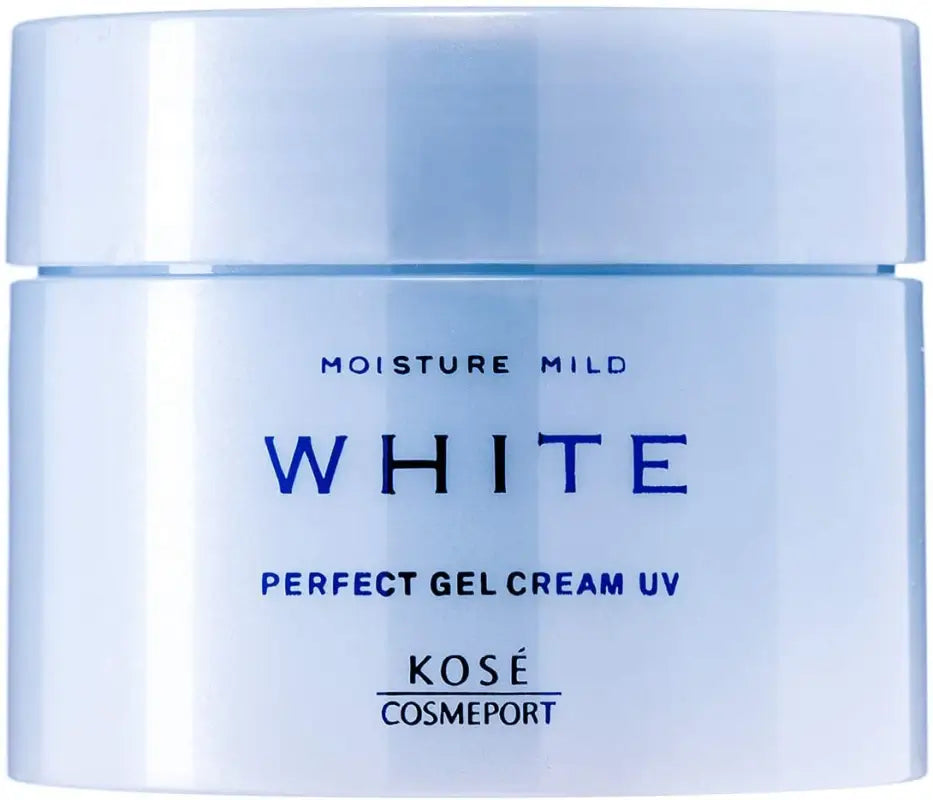 Kose Moisture Mild White Perfect Gel Cream UV 90g - Moisturizer With SPF For Dewy And Protected Skin Skincare