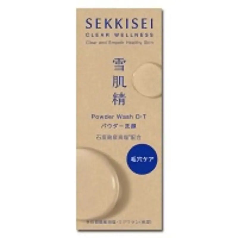 Kose Sekkisei Clear Wellness Powder Wash D-T - Facial Made In Japan Skincare