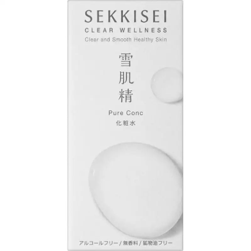 Kose Sekkisei Clear Wellness Pure Conc Toner 125ml - Low-Irritation Deep Moisture Skincare