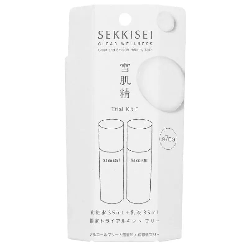 Kose Sekkisei Clear Wellness Trial Kit F 2 Items x 35ml - Japanese Skincare Mini