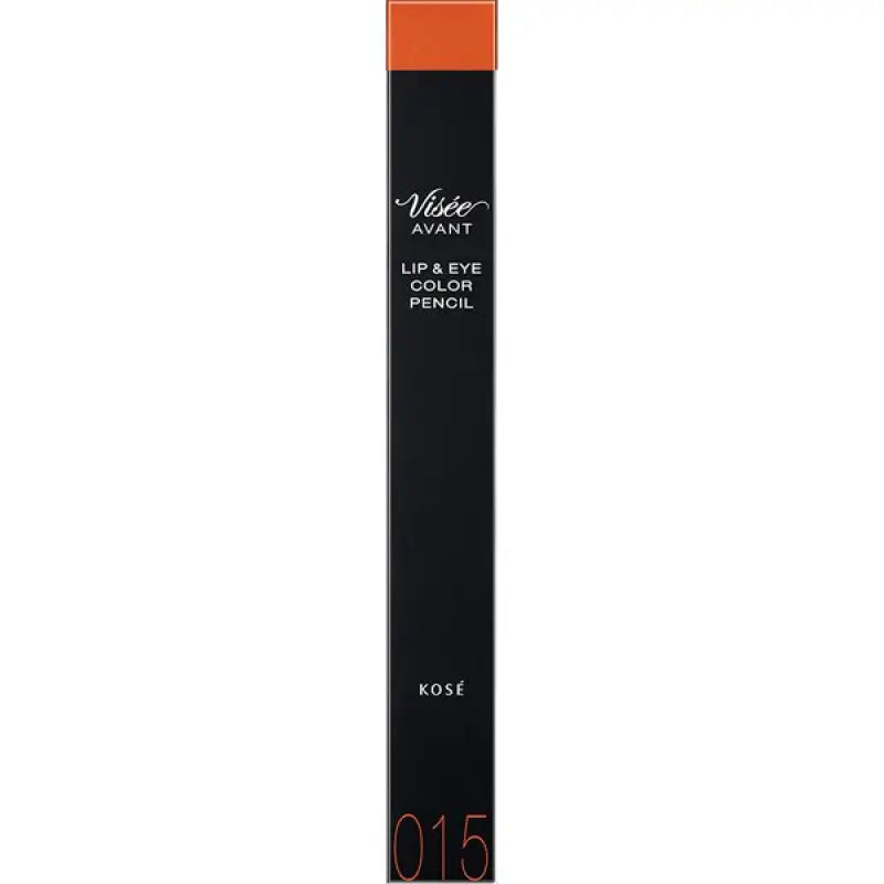 Kose Visee Avant Lip & Eye Color Pencil 015 Safflower 1.2g - Japanese Waterproof Liner Makeup