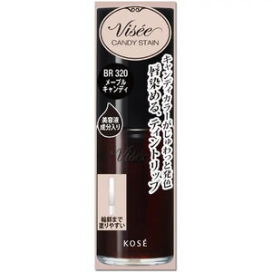 Kose Visee Riche Candy Stain Br320 Maple 7.5ml - Japanese Liquid Lip Gloss Makeup