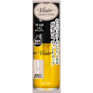 Kose Visee Riche Candy Stain Ye520 Lemon 7ml - Japanese Liquid Lip Gloss Makeup