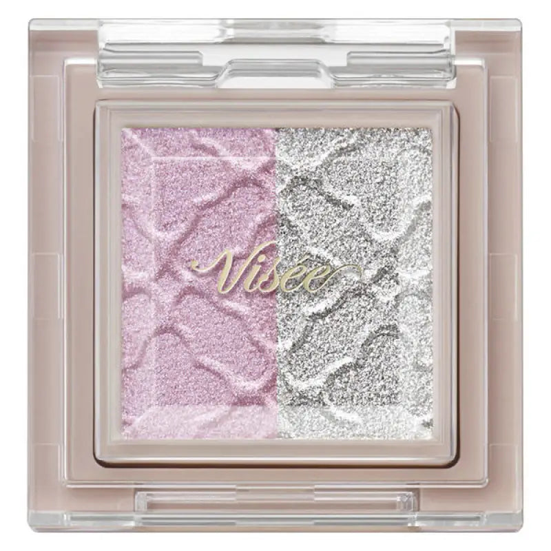 Kosé Visee Riche Dazzling Duo Eyes PU - 2 Pastel Purple Eyeshadow 1.2g - From Japan Makeup