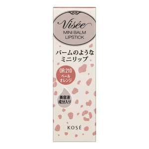 Kose Visee Riche Mini Balm Or210 Pale Orange 2.1g - Japanese Tint - Type Lip Gloss Makeup