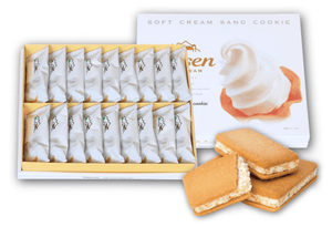 Kotobuki Seika Oyama Soft Cream Sand Cookies, 18 Pieces