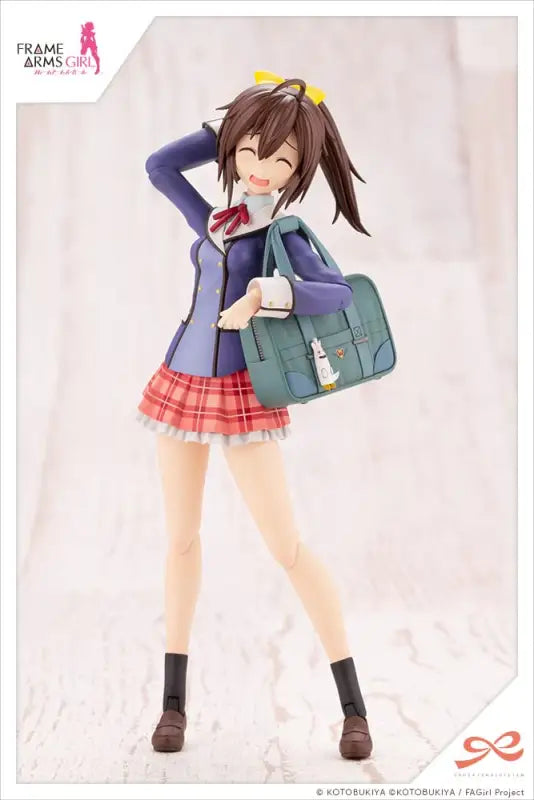 KOTOBUKIYA - 1/10 Sousai Shoujo Teien X Frame Arms Girl Ao Gennai ’Wakaba Girl’S High School Winter Clothes’