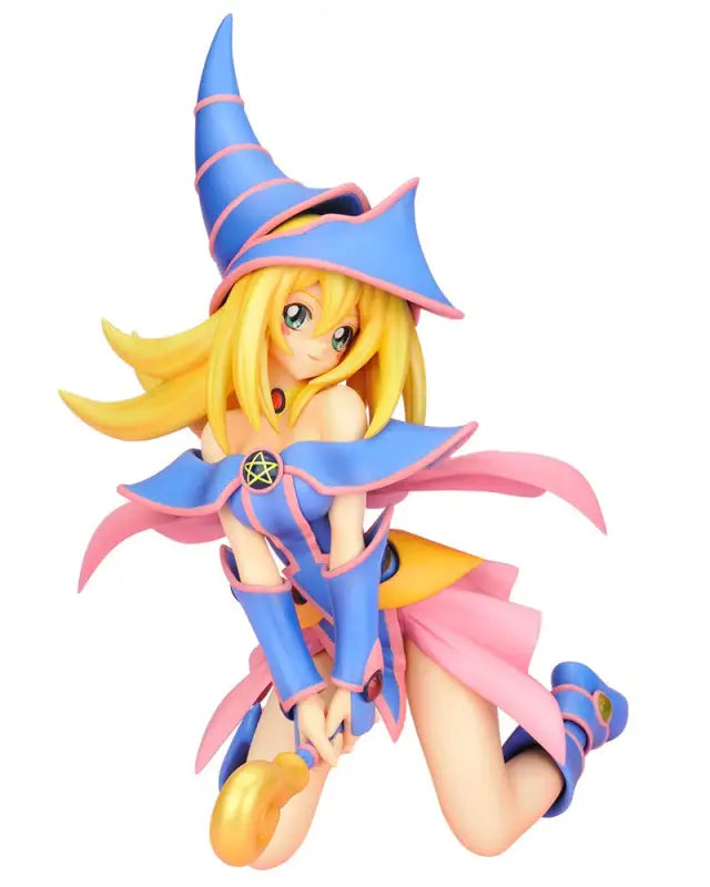 Kotobukiya Artfx J Yu - Gi - Oh Duel Monsters Black Magician Girl 1/7 Scale Pvc Pre - Painted Figure