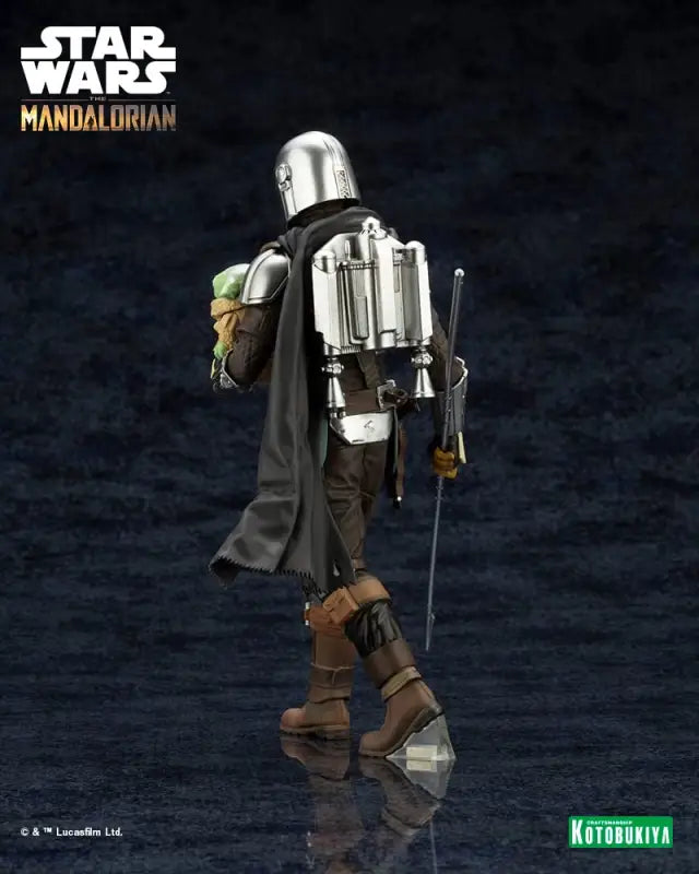 KOTOBUKIYA Artfx + Mandalorian & Grogu With Beskar Staff 1/10 Figure Star Wars: