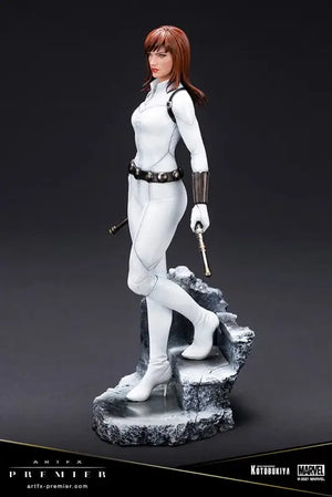 KOTOBUKIYA Artfx Premier Black Widow White Costume Edition 1/10 Easy Assembly Kit Figure Marvel Universe