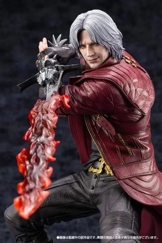 Kotobukiya Japan Artfx J Dante 1/8 Pvc Figure From Devil May Cry 5 - Painted & Complete