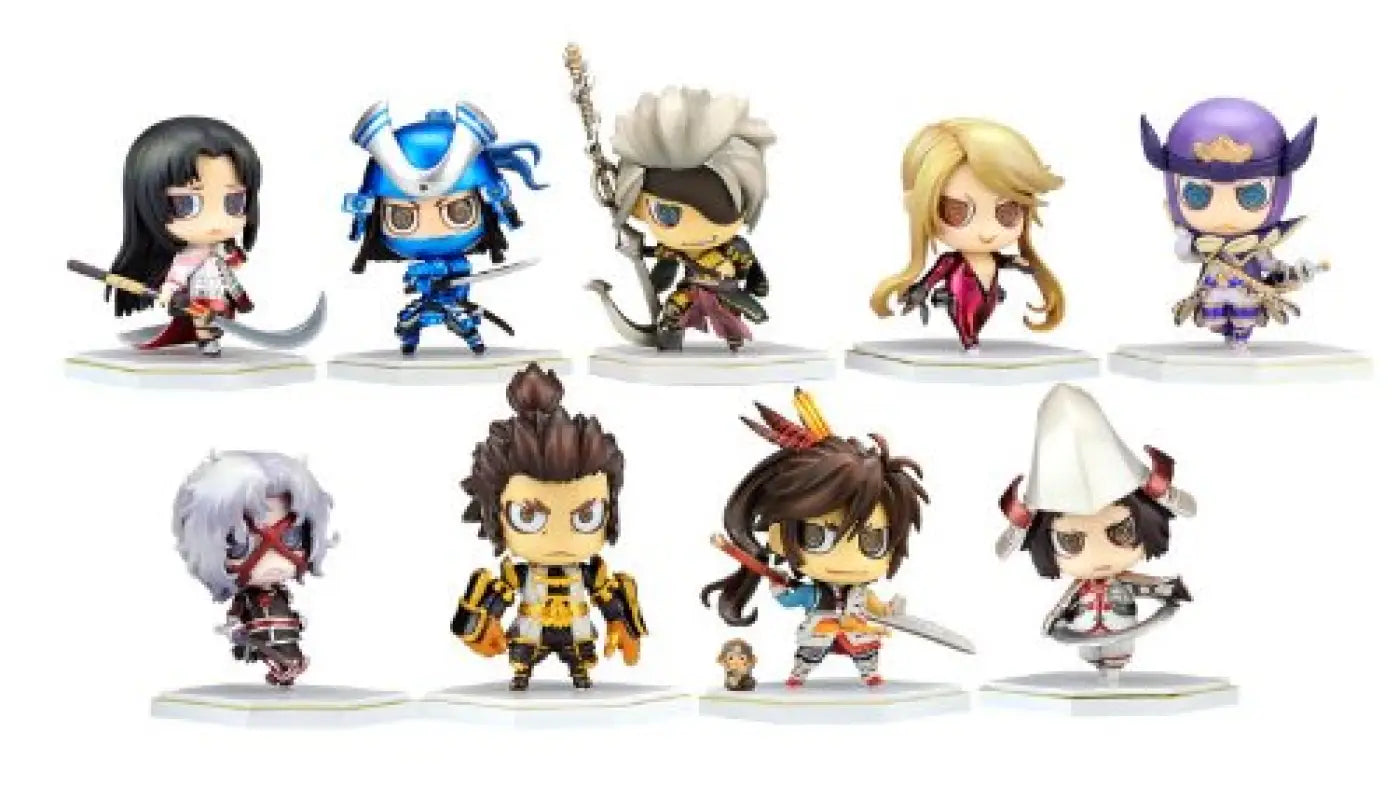 Kotobukiya Japan Sengoku Basara 2Nd Team Dyed Costume Figure Collection Non - Scale Painted Mini Figures