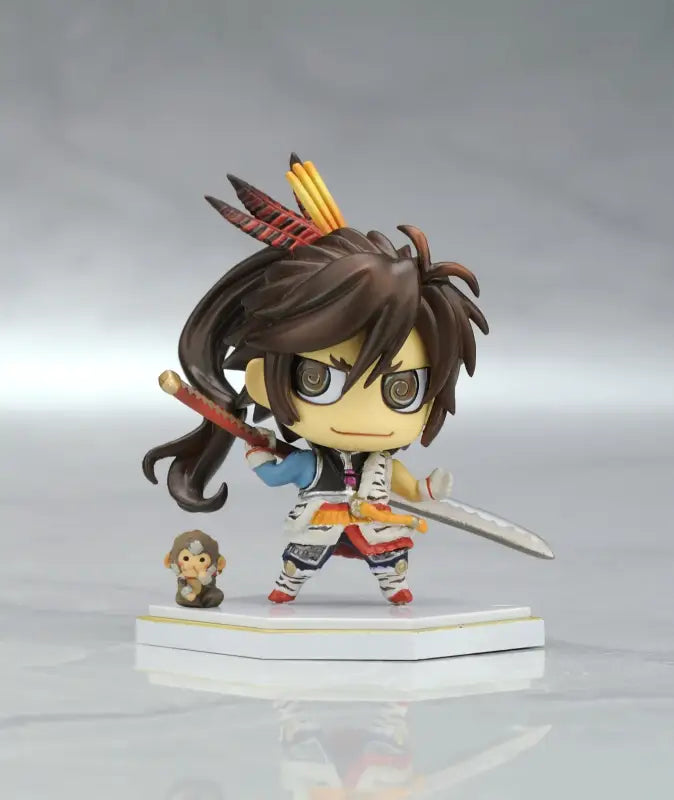 Kotobukiya Japan Sengoku Basara 2Nd Team Dyed Costume Figure Collection Non - Scale Painted Mini Figures