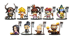 Kotobukiya Japan Sengoku Basara 4Th Team Non - Scale Trading Mini Figure Box