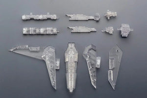 Kotobukiya M.s.g Weapon Unit Assorted 02 Sharp Set Clear Ver Model Kit Japan - Plastic