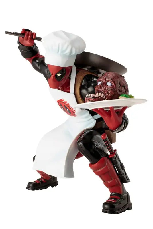 KOTOBUKIYA Mk252 Artfx + Marvel Universe Cooking Deadpool 1/10 Scale Figure