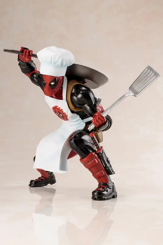 KOTOBUKIYA Mk252 Artfx + Marvel Universe Cooking Deadpool 1/10 Scale Figure