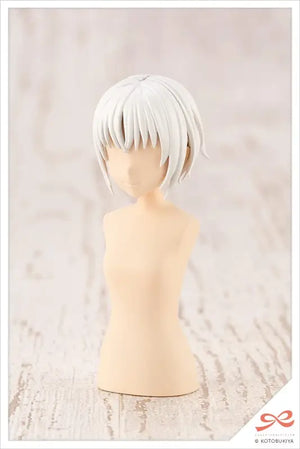 KOTOBUKIYA Sousai Shoujo Teien 1/10 After School Short Wig A White & Chocolate Brown Plastic Model